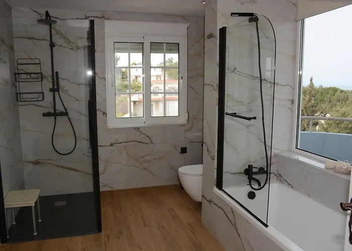 别墅 Athina's With Heated Pool Koskinou (Rhodes)