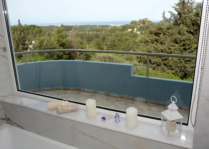 Villa Athina's With Heated Pool Koskinou (Rhodes)